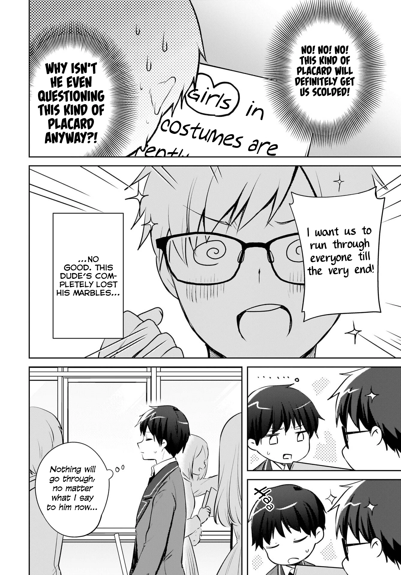 The gal is sitting behind me, and loves me. Chapter 17 - Page 6