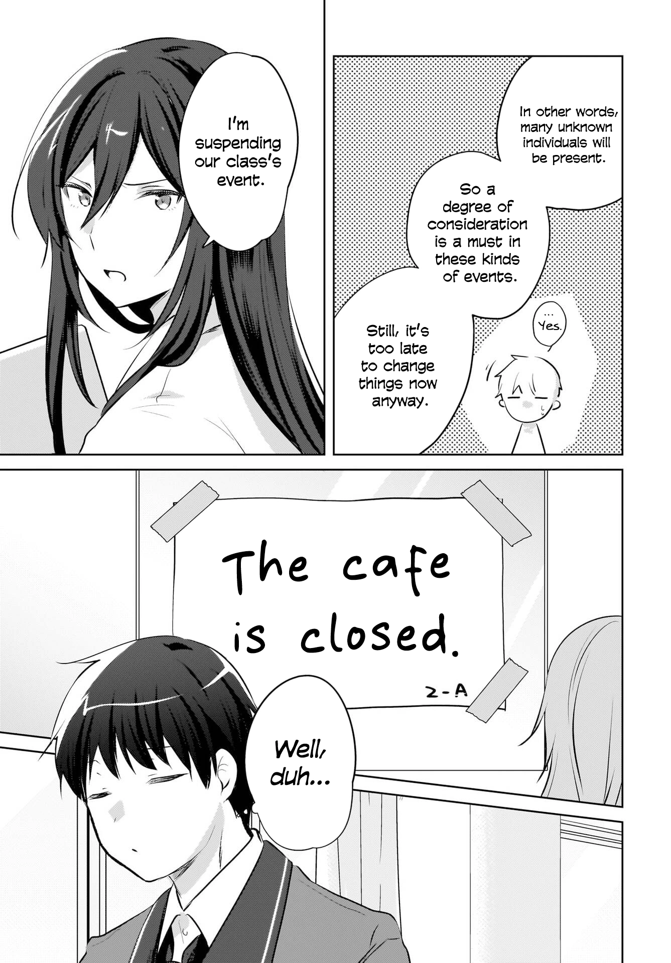 The gal is sitting behind me, and loves me. Chapter 17 - Page 9