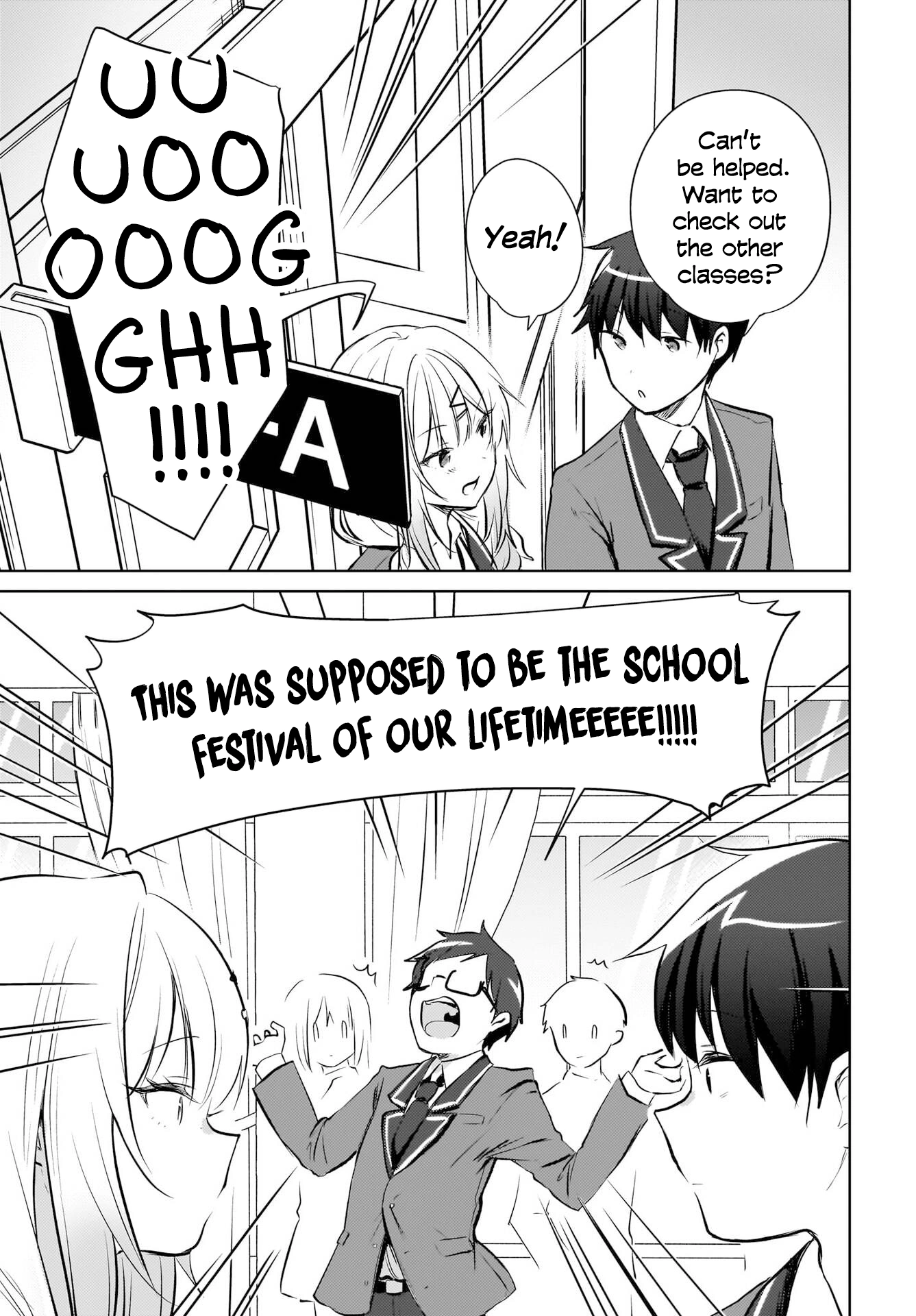 The gal is sitting behind me, and loves me. Chapter 17 - Page 13