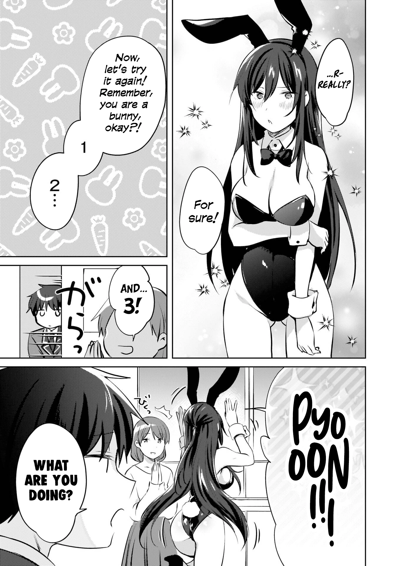 The gal is sitting behind me, and loves me. Chapter 17 - Page 21