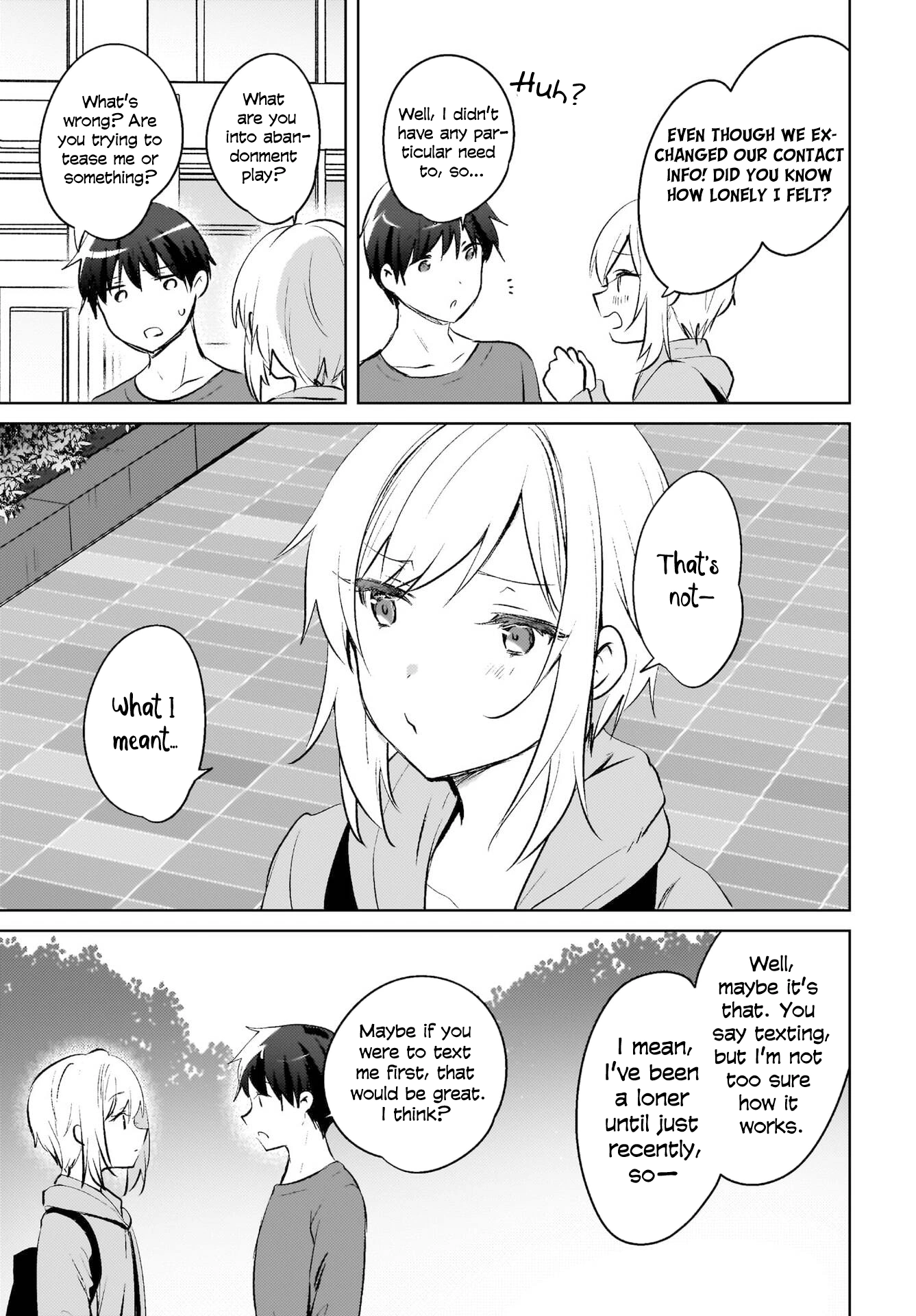 The gal is sitting behind me, and loves me. Chapter 18 - Page 6