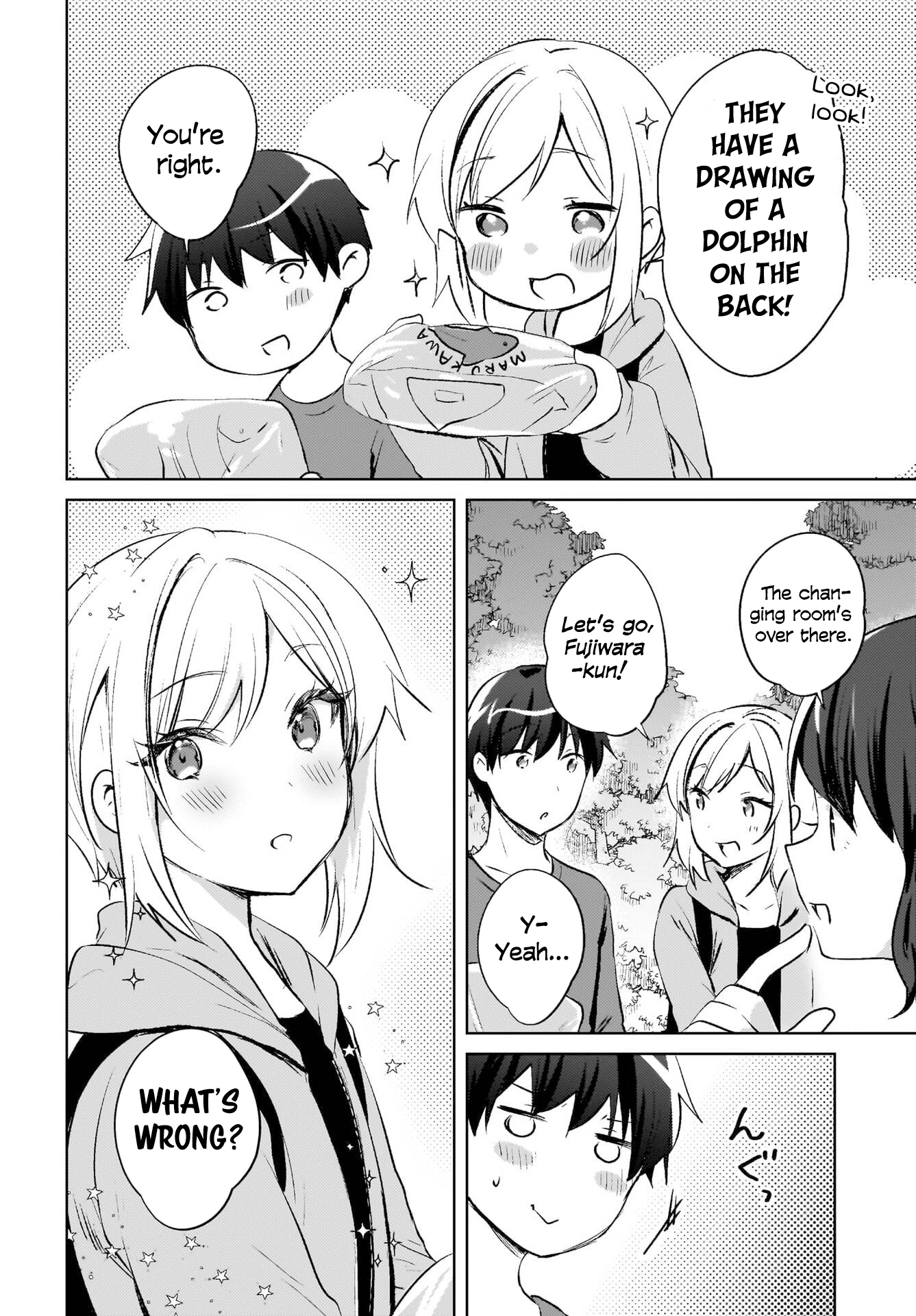 The gal is sitting behind me, and loves me. Chapter 18 - Page 9