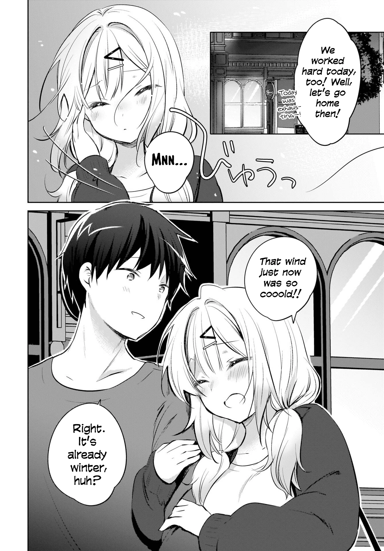 The gal is sitting behind me, and loves me. Chapter 19 - Page 11