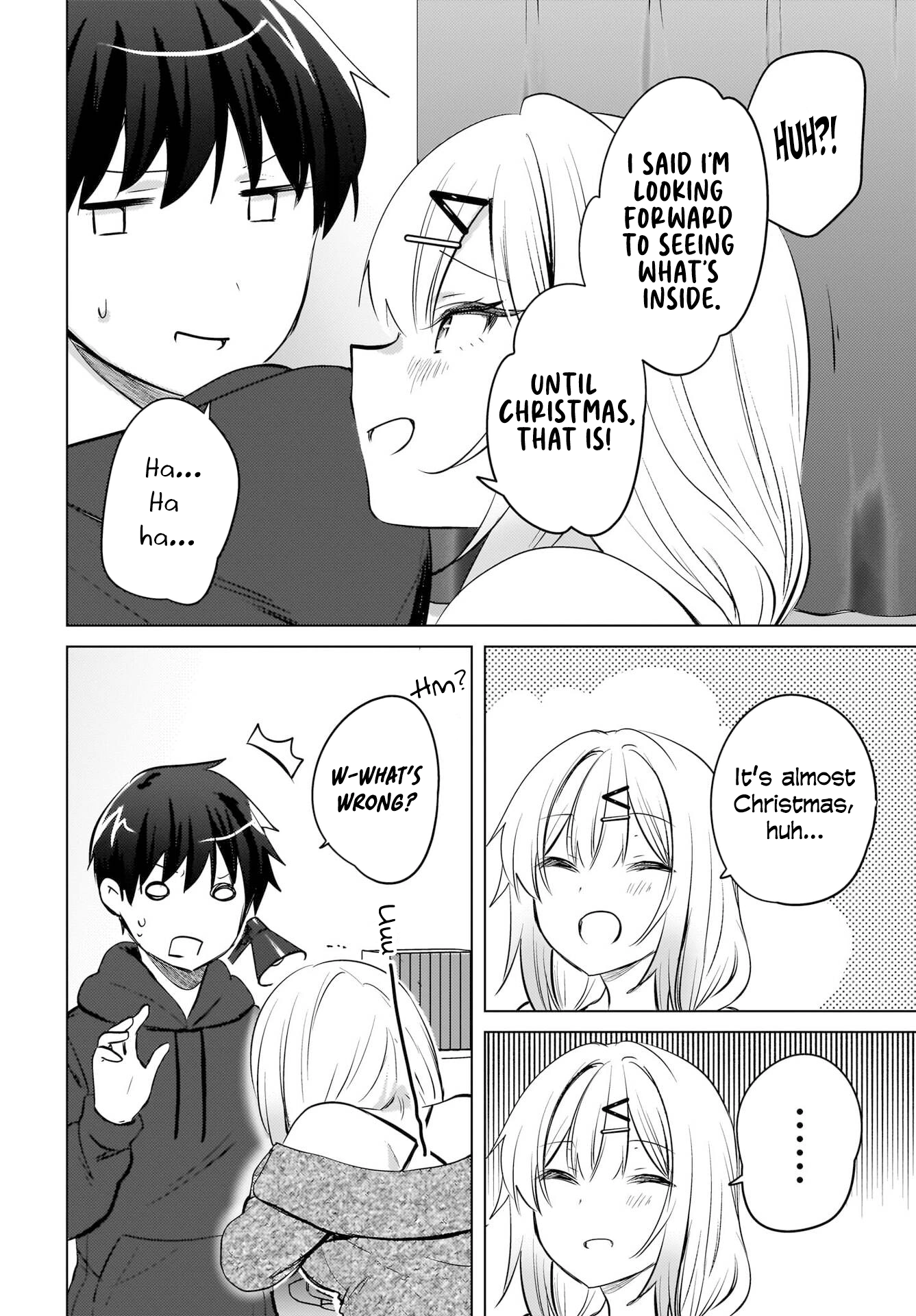 The gal is sitting behind me, and loves me. Chapter 19 - Page 19