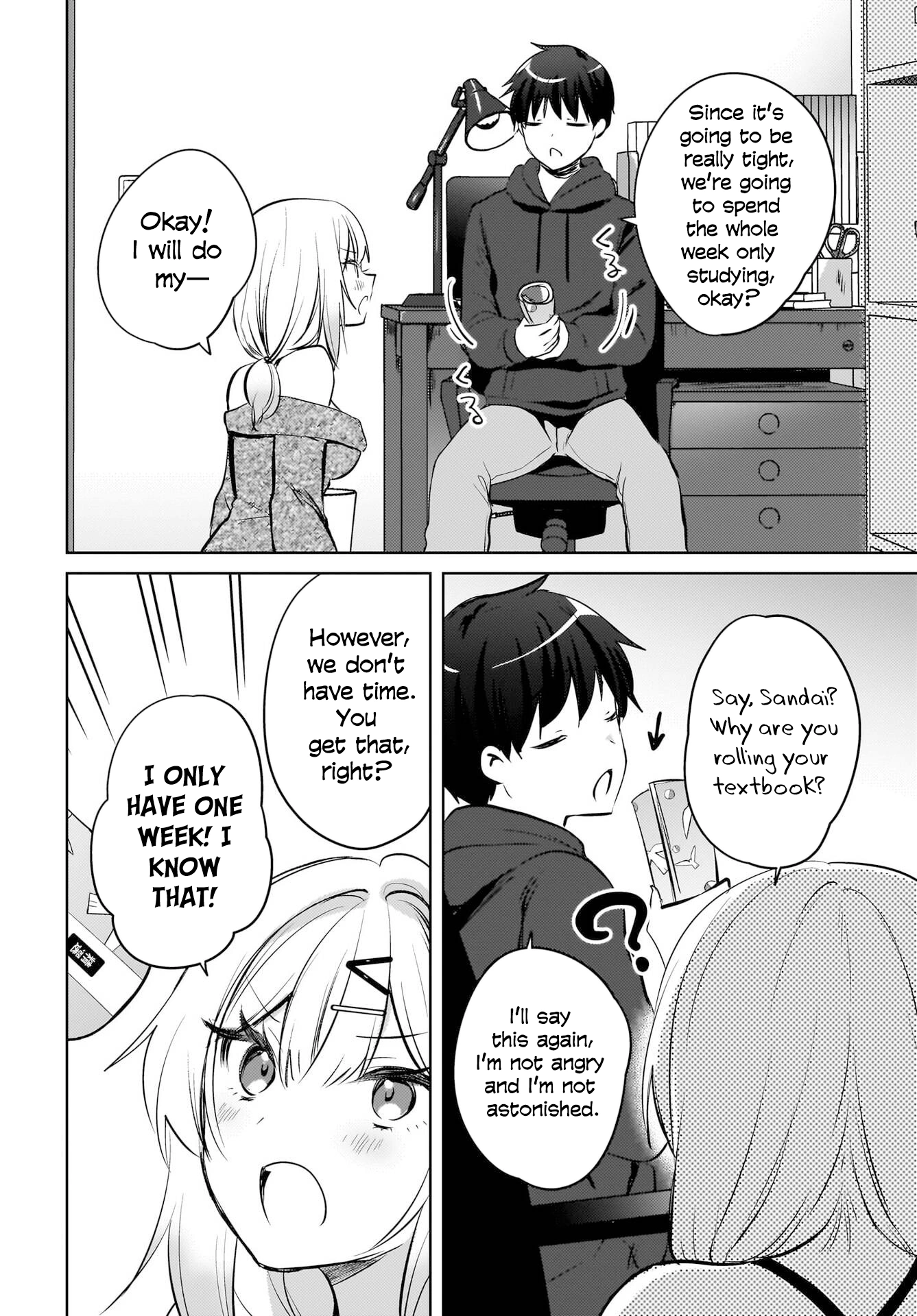 The gal is sitting behind me, and loves me. Chapter 19 - Page 25