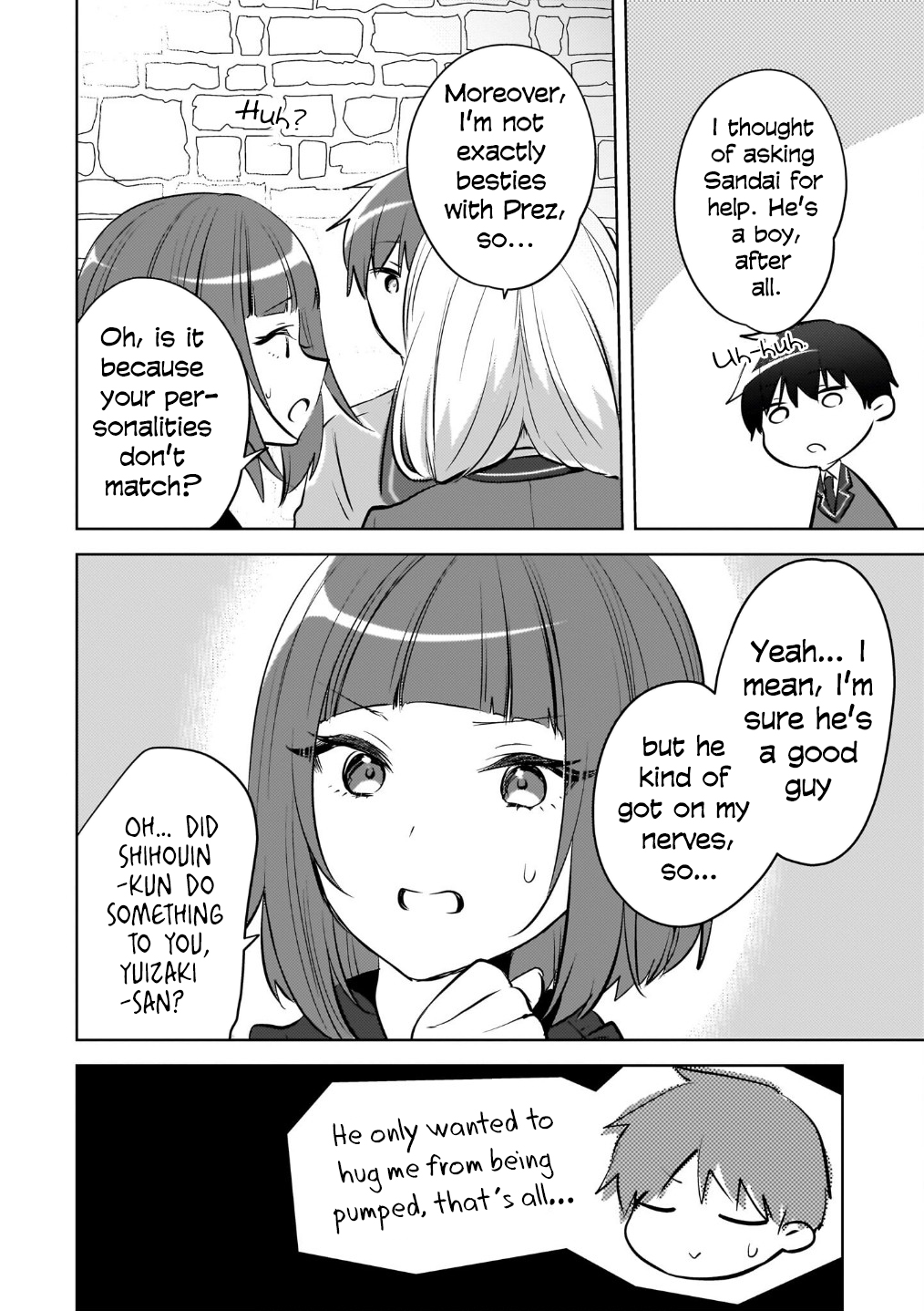 The gal is sitting behind me, and loves me. Chapter 23 - Page 9