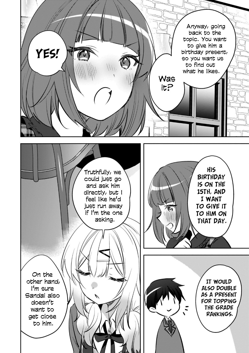 The gal is sitting behind me, and loves me. Chapter 23 - Page 11