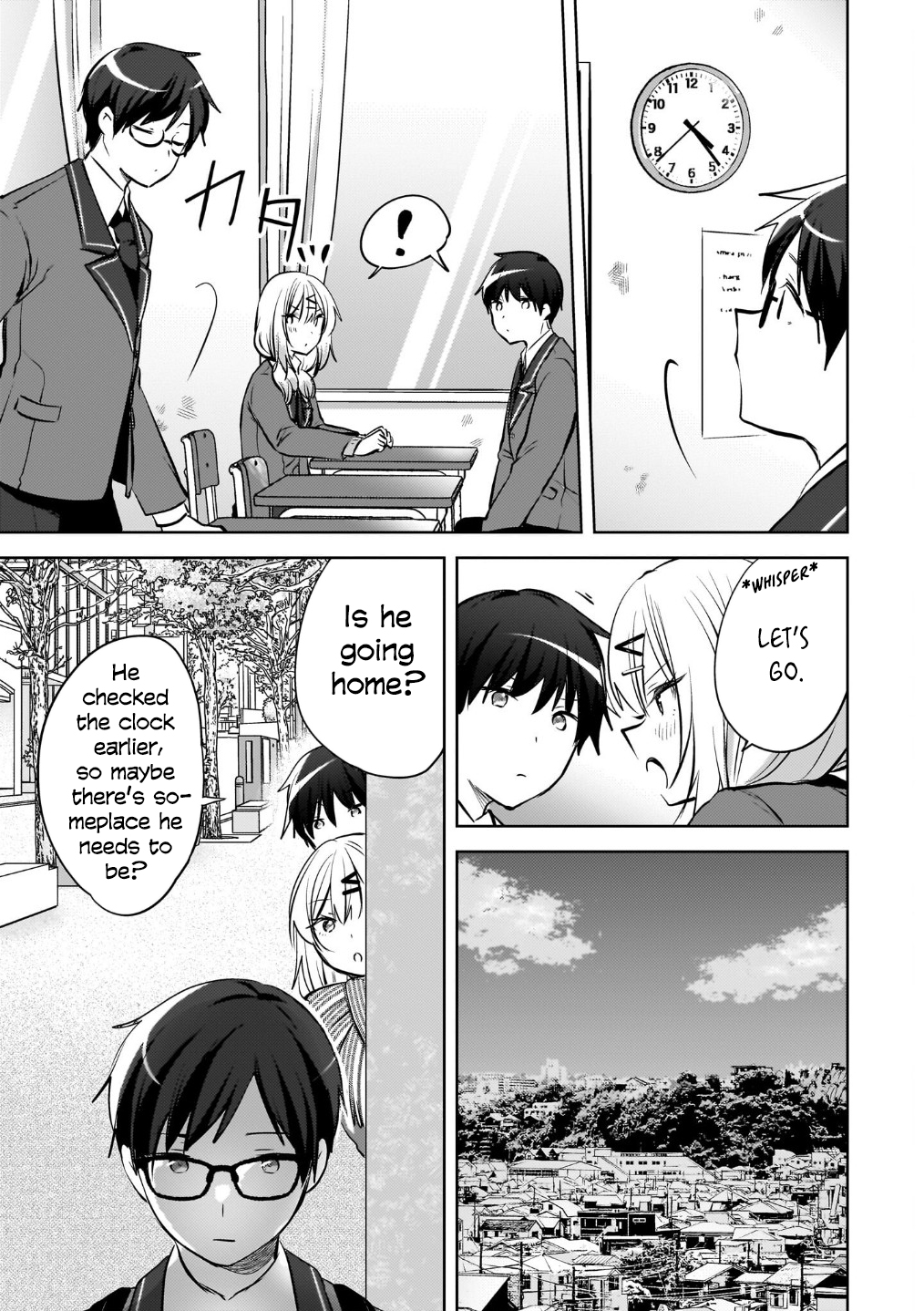 The gal is sitting behind me, and loves me. Chapter 23 - Page 16