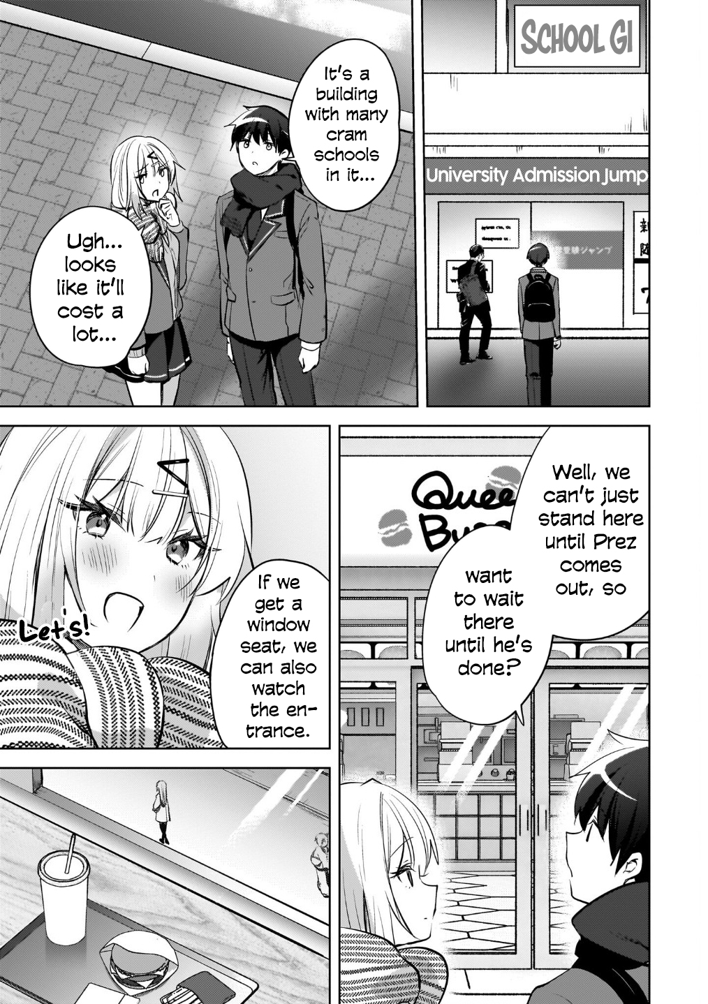 The gal is sitting behind me, and loves me. Chapter 23 - Page 18