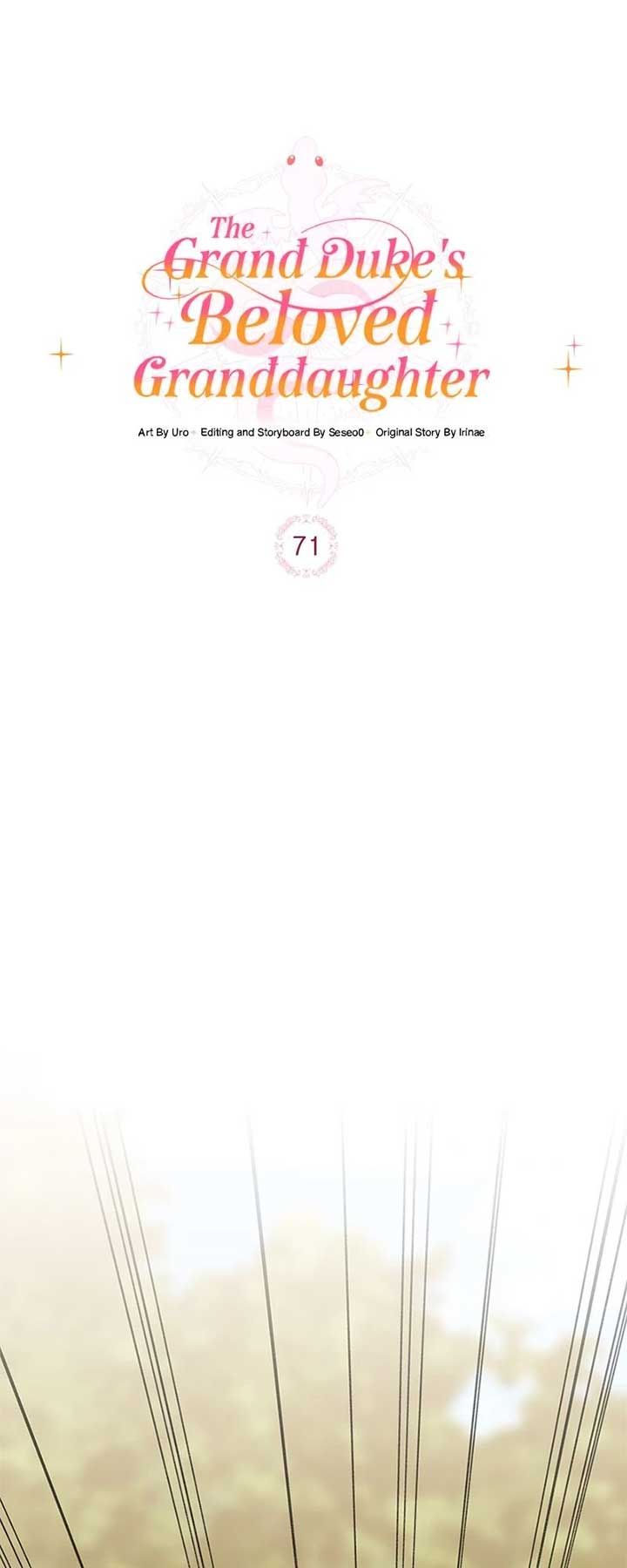 The Grand Duke’s Beloved Granddaughter Chapter 71 - Page 70