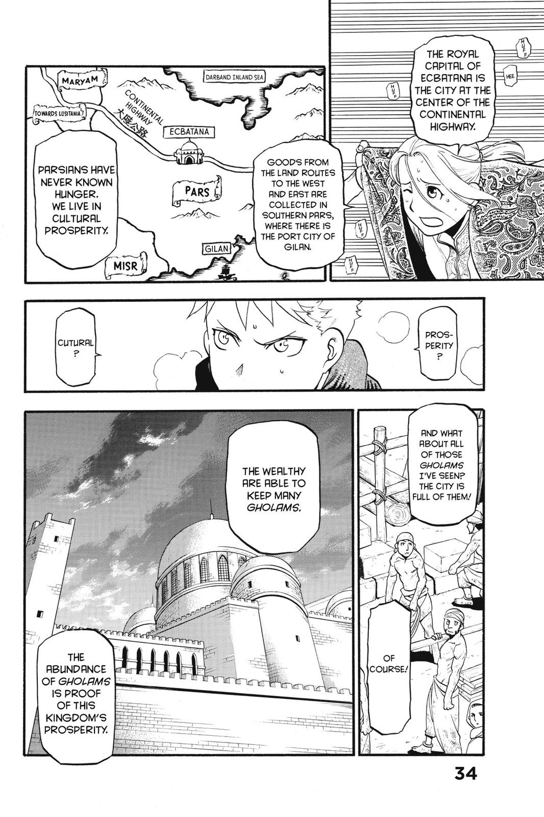 The Heroic Legend of Arslan Chapter 1 - Page 33