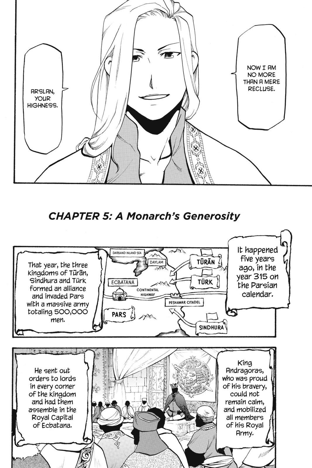 The Heroic Legend of Arslan Chapter 5 - Page 5