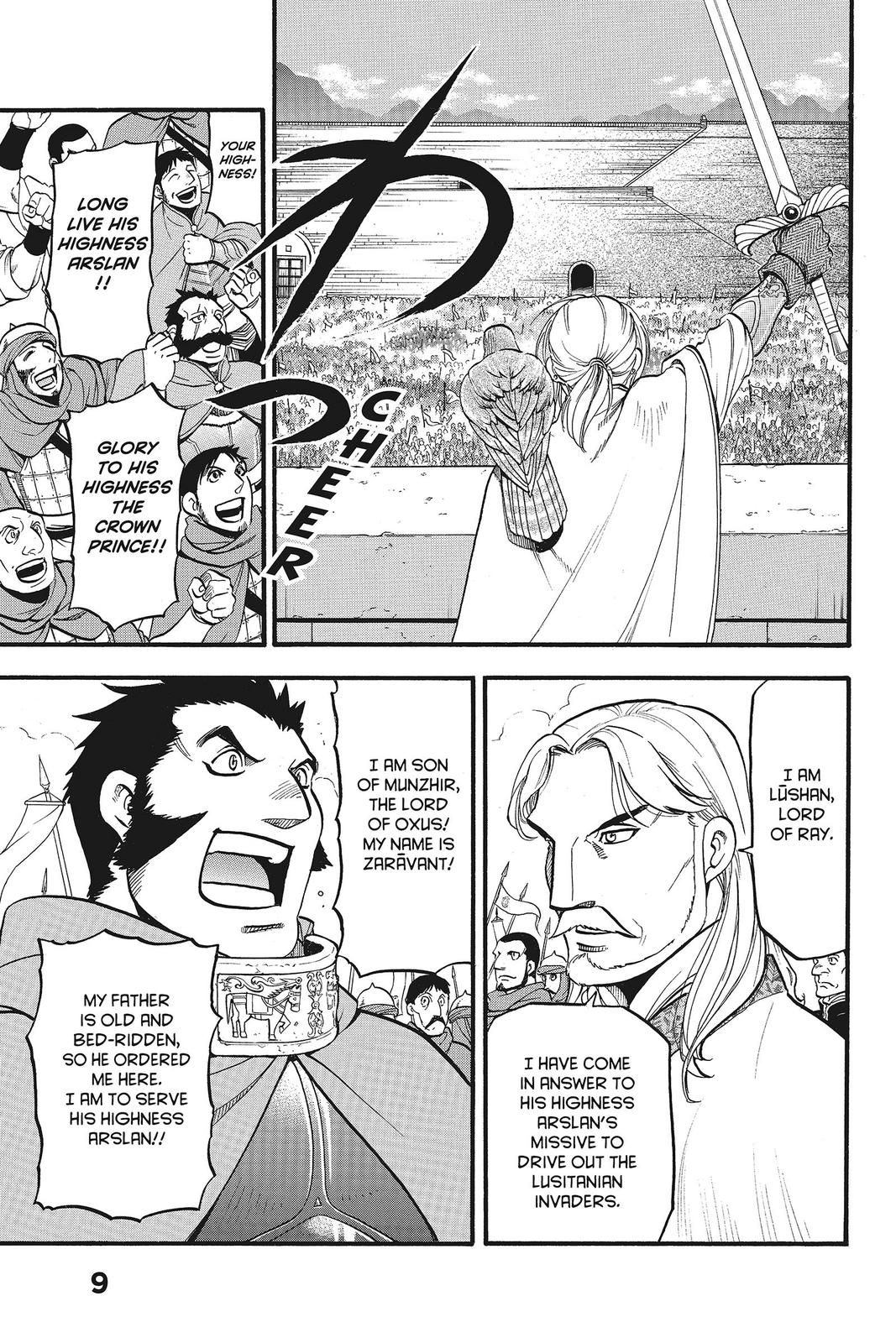 The Heroic Legend of Arslan Chapter 59 - Page 10