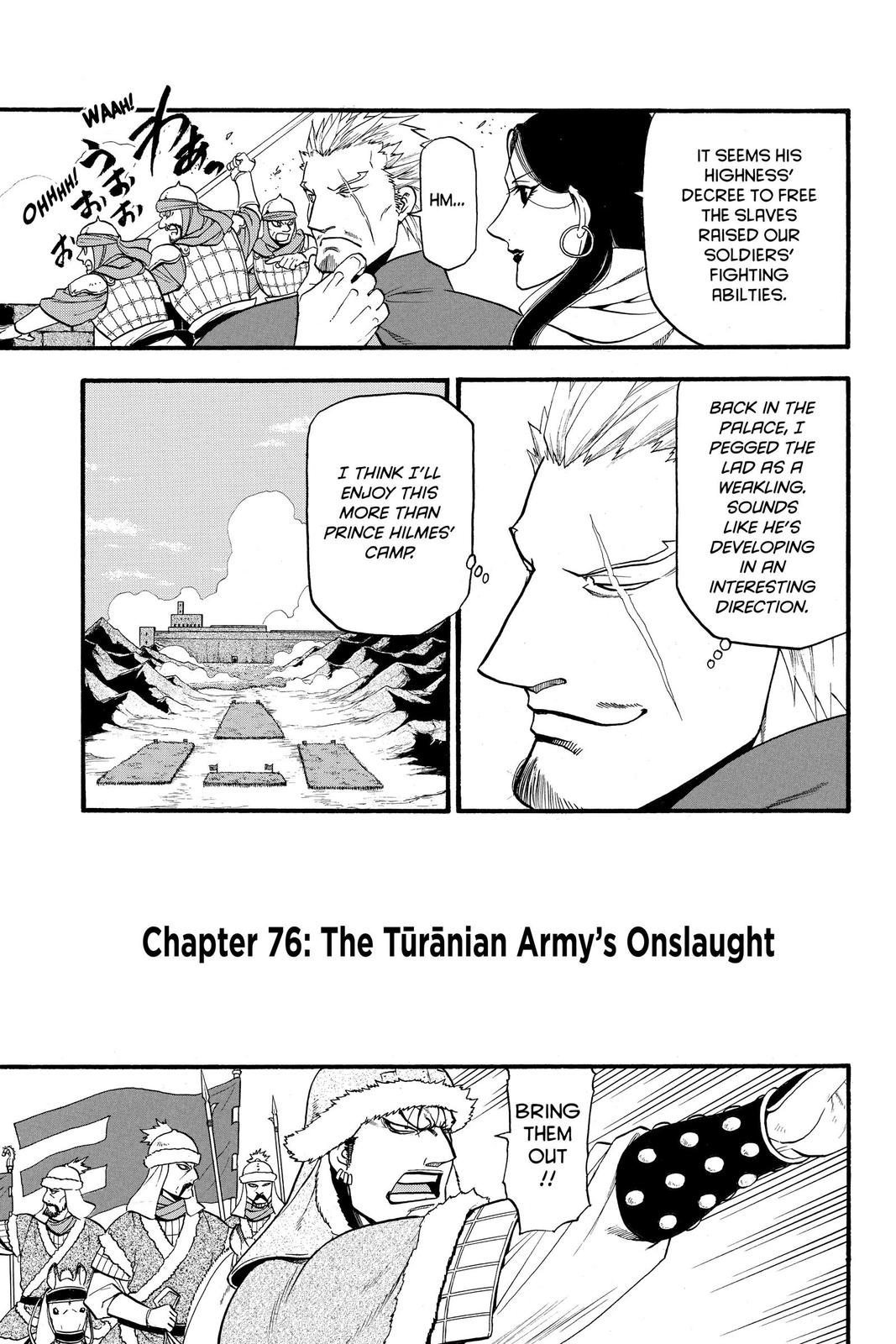 The Heroic Legend of Arslan Chapter 76 - Page 7
