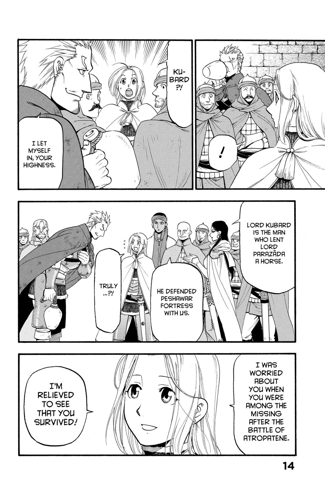 The Heroic Legend of Arslan Chapter 77 - Page 14