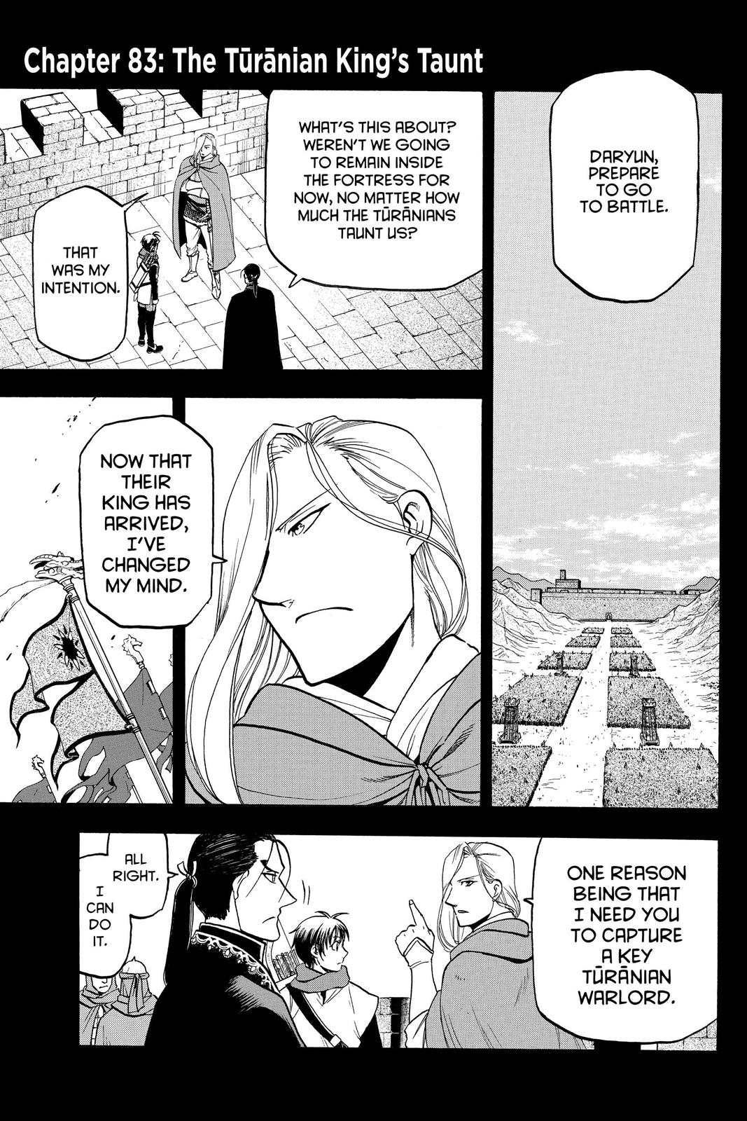 The Heroic Legend of Arslan Chapter 83 - Page 4
