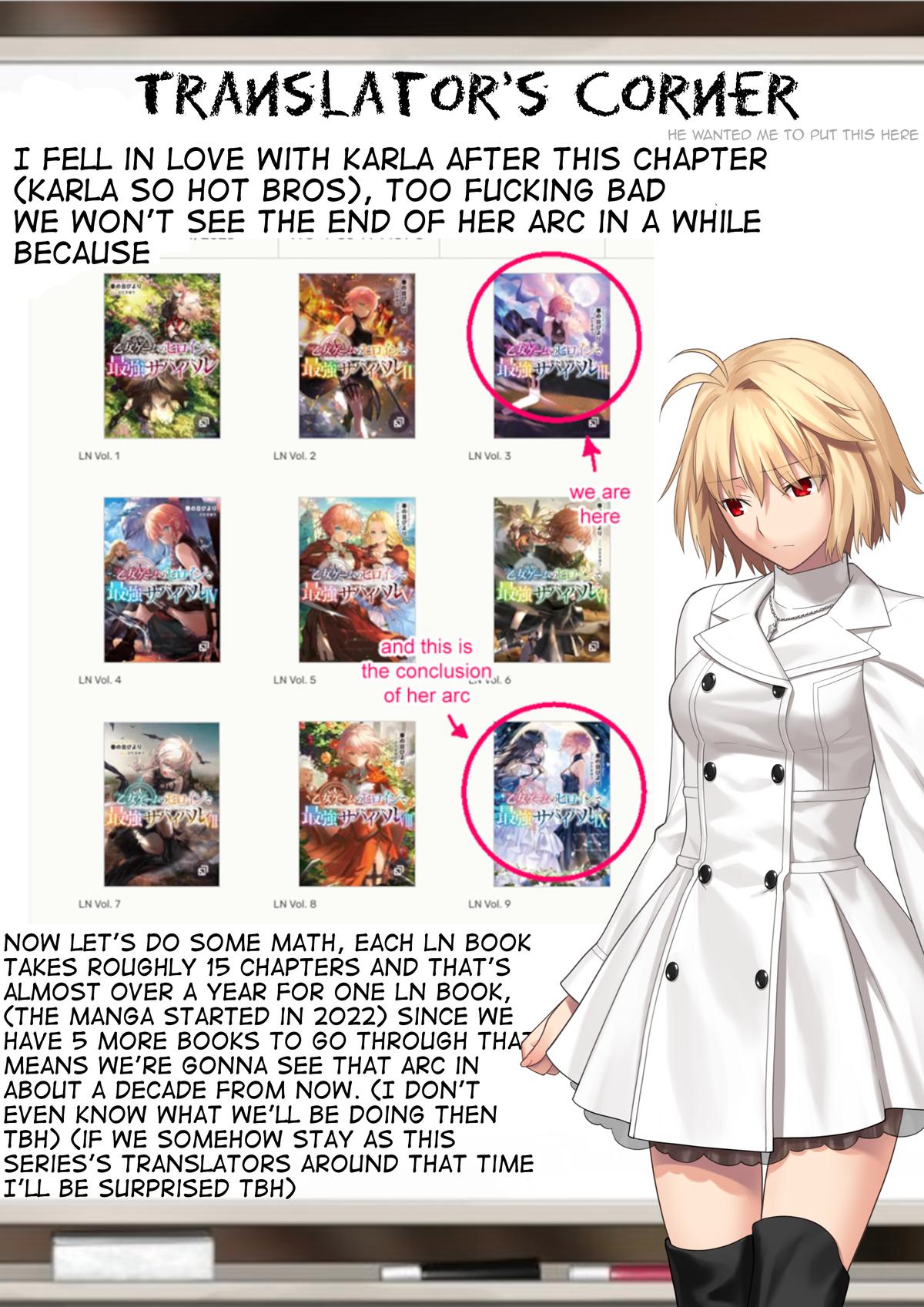 The Otome Heroine's Fight for Survival Chapter 30.5 - Page 61