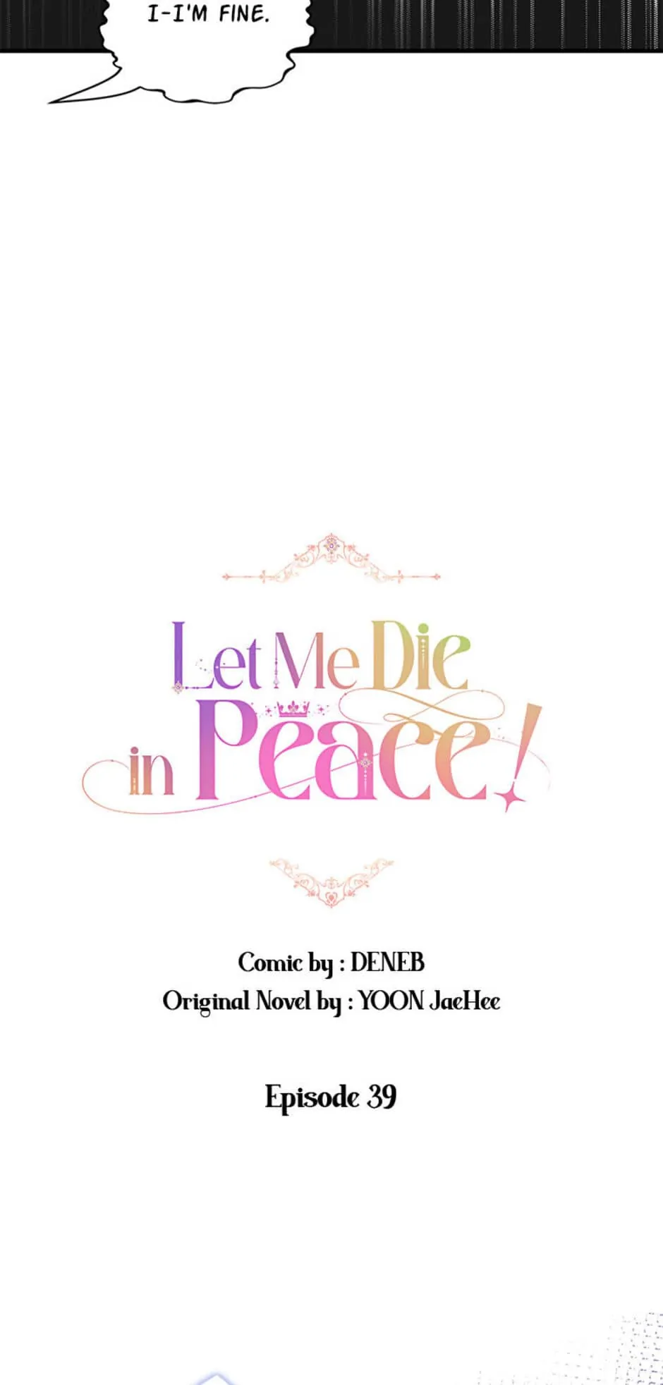 The Princess Wants to Die Comfortably Chapter 39 - Page 9