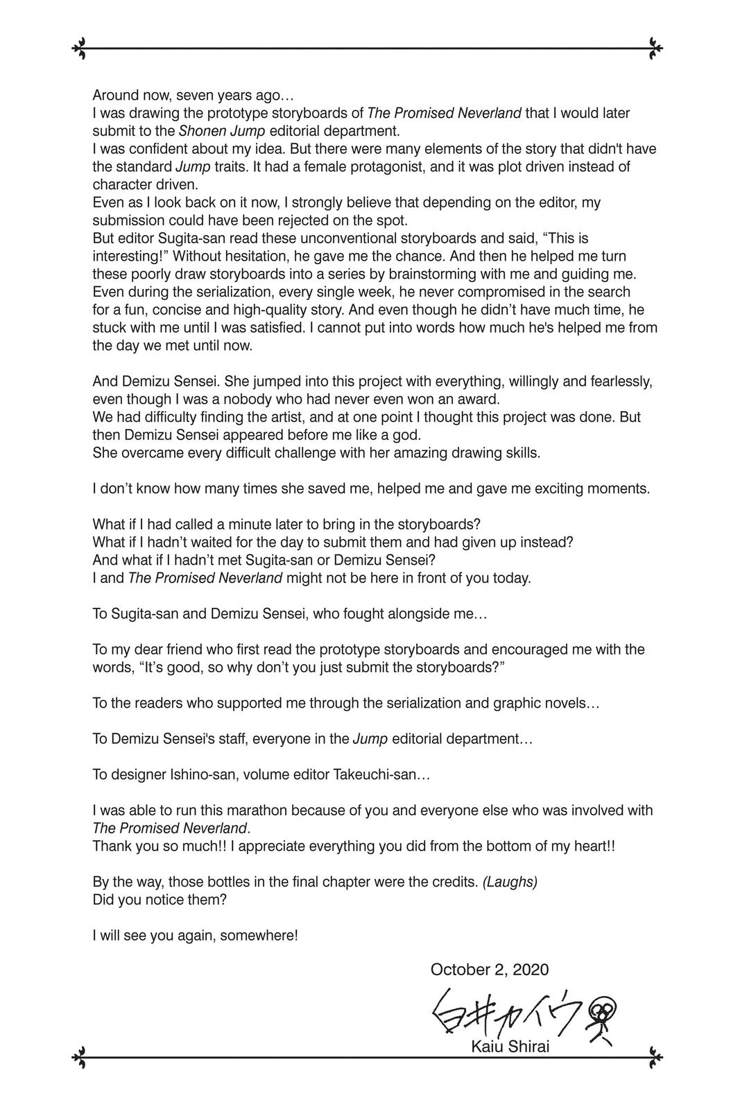 The Promised Neverland Chapter 181 - Page 36