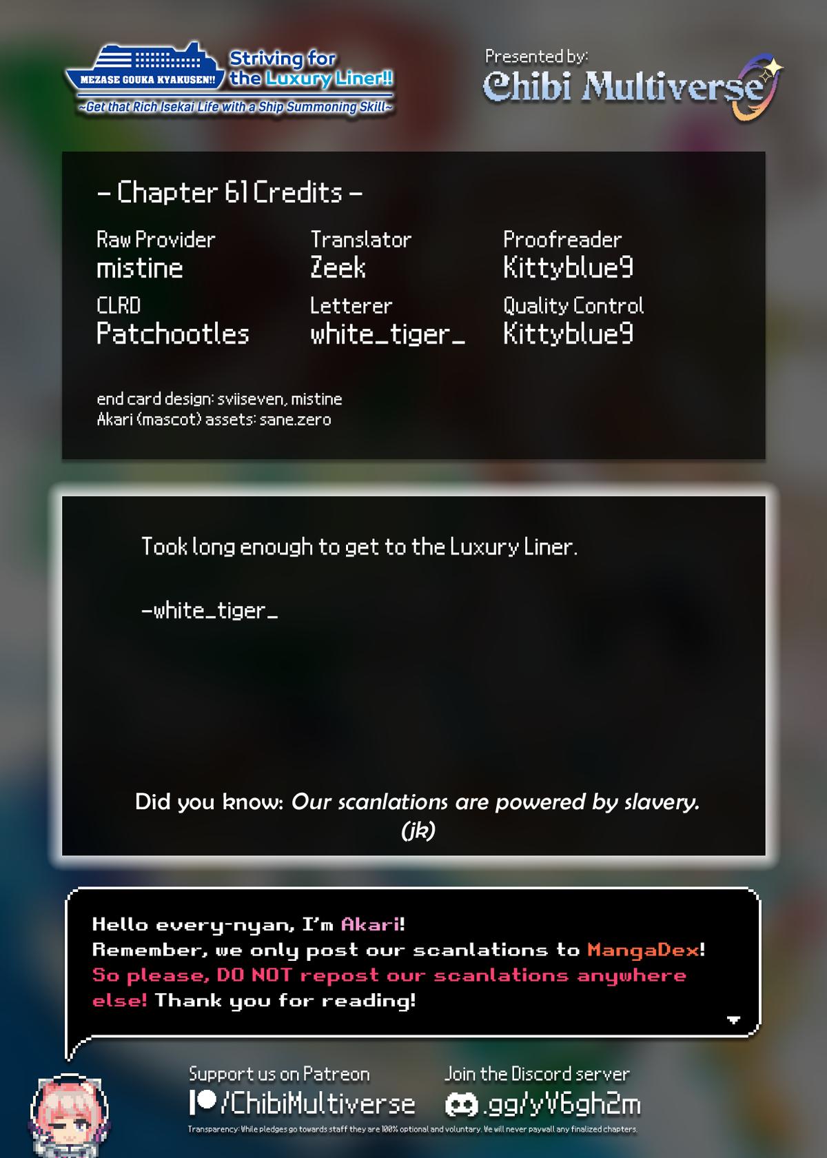 The Quest for the Luxury Liner: Seize the Rich Life with a Ship-Summoning Skill in Another World Chapter 61 - Page 20