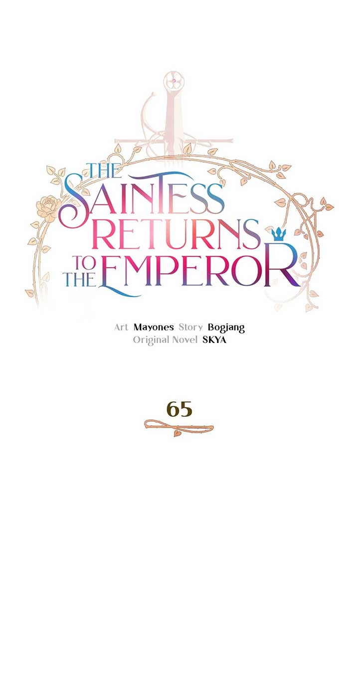 The Saintess Returns To The Emperor Chapter 65 - Page 37