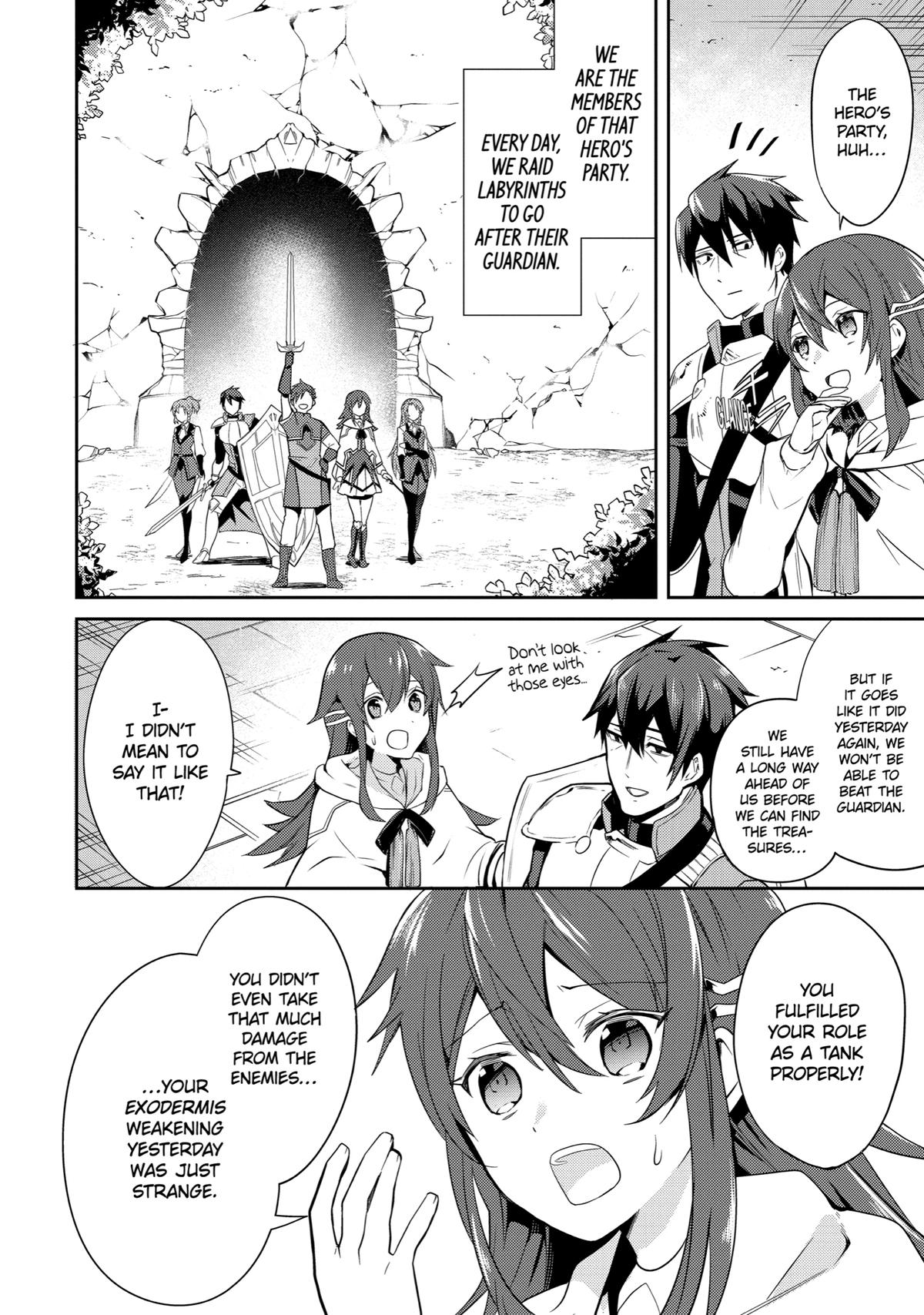 The Strongest Tank's Labyrinth Raids - A Tank with a Rare 9999 Resistance Skill Got Kicked from the Hero's Party Chapter 1 - Page 13