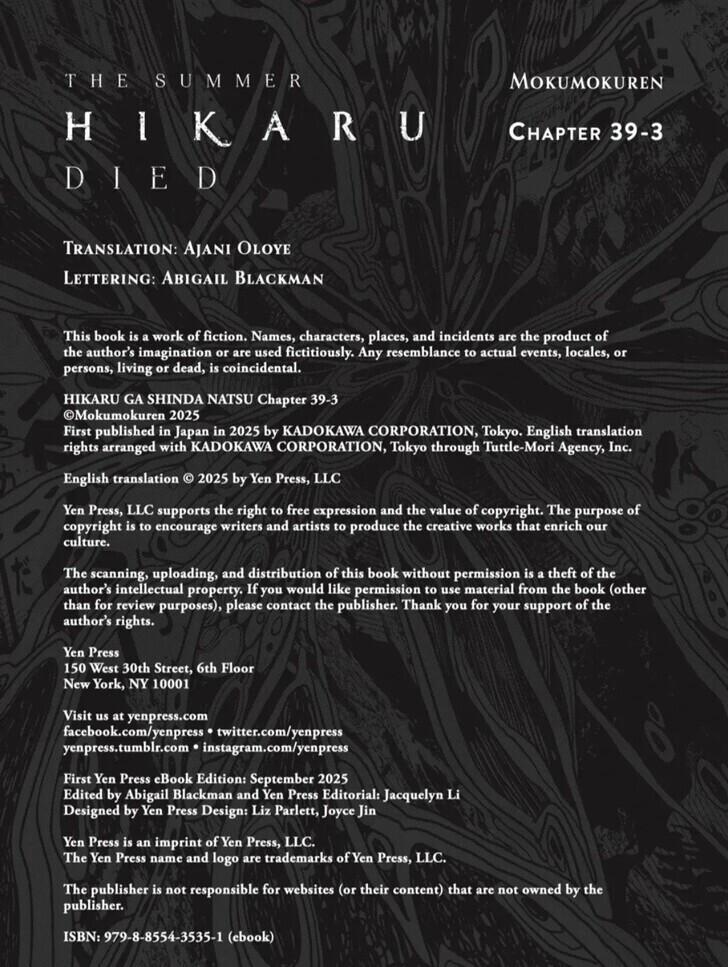 The Summer Hikaru Died Chapter 39.3 - Page 13