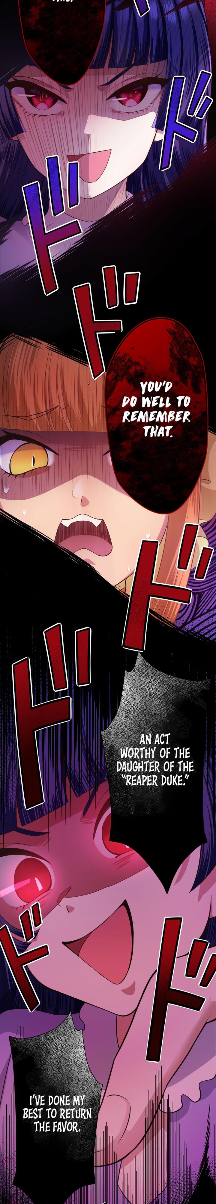 The Villainess Can’t Take Revenge on Her Reaper Father Chapter 4 - Page 34