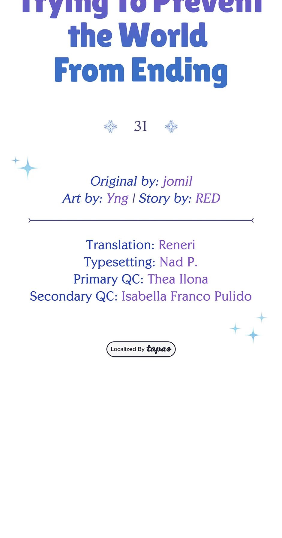 The Youngest Child of the Family Is Preventing the World From Ending Chapter 31 - Page 15