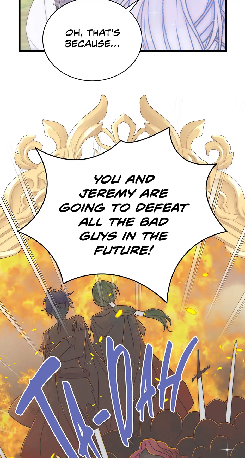 The Youngest Child of the Family Is Preventing the World From Ending Chapter 40 - Page 46