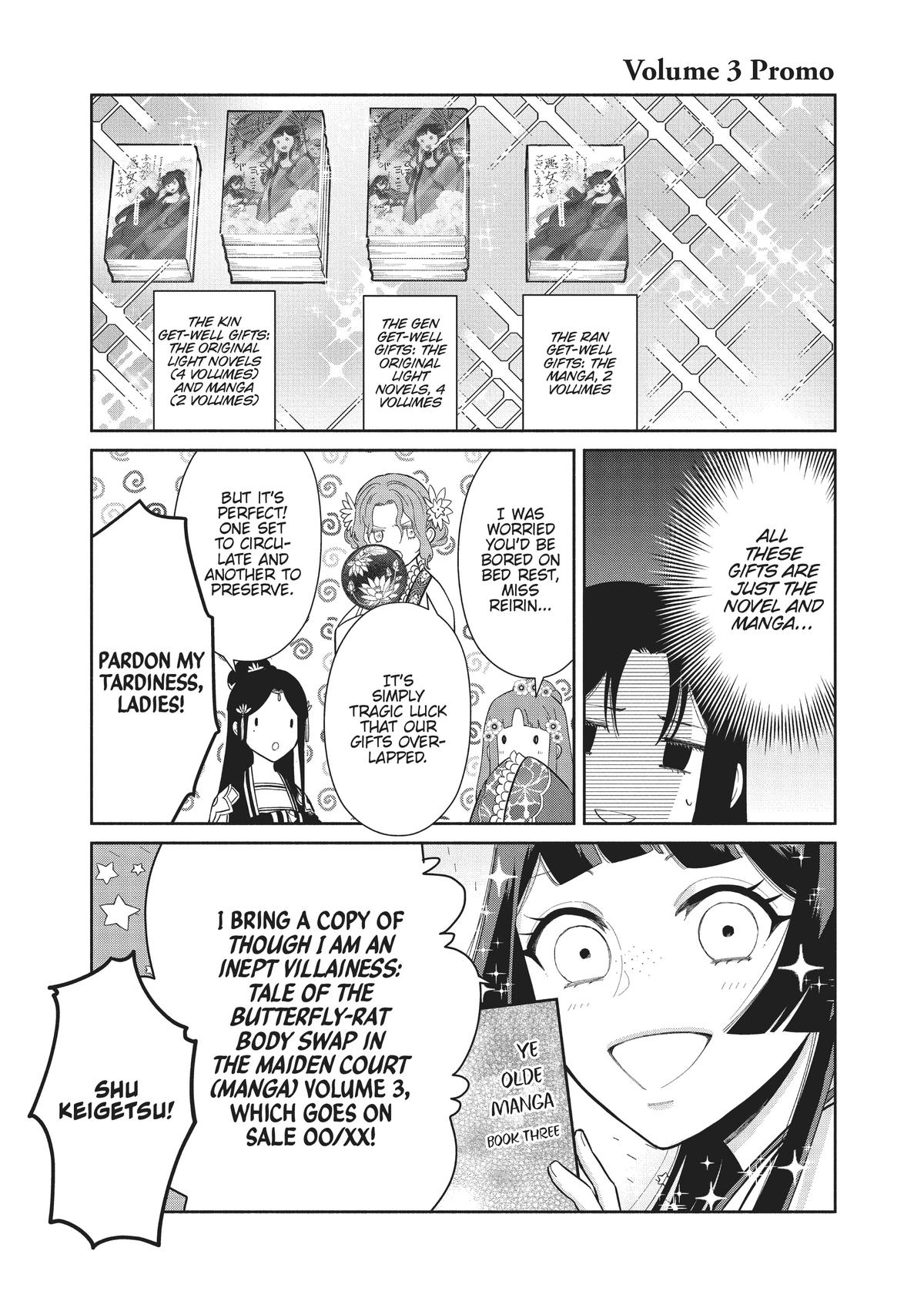 Though I Am an Inept Villainess - Tale of the Butterfly-Rat Body Swap in the Maiden Court Chapter 24.5 - Page 6