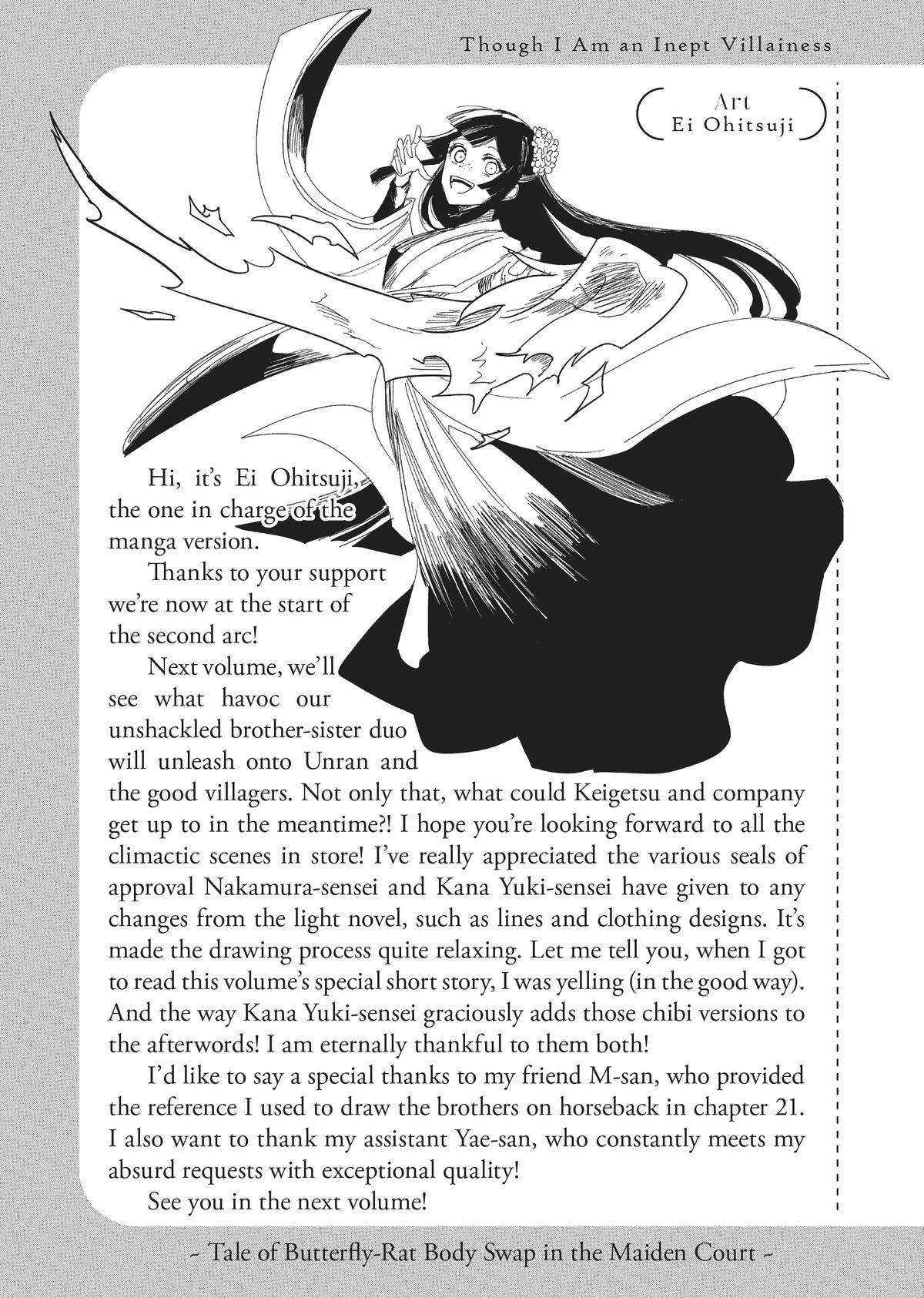 Though I Am an Inept Villainess - Tale of the Butterfly-Rat Body Swap in the Maiden Court Chapter 24.5 - Page 28