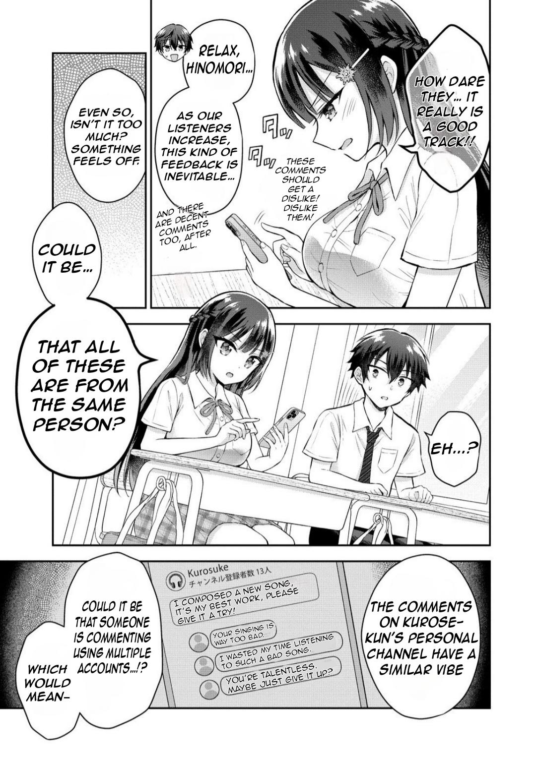 Tonari no Seki no Inkya Joshi ga Oshi Utaite Datta ~Ore no Kyoku wo Uttatekure!~ Chapter 14.1 - Page 5