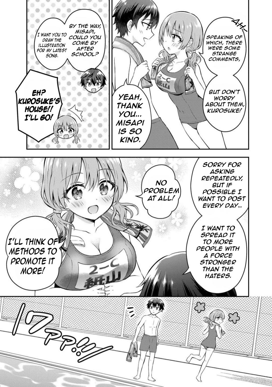 Tonari no Seki no Inkya Joshi ga Oshi Utaite Datta ~Ore no Kyoku wo Uttatekure!~ Chapter 14.1 - Page 11
