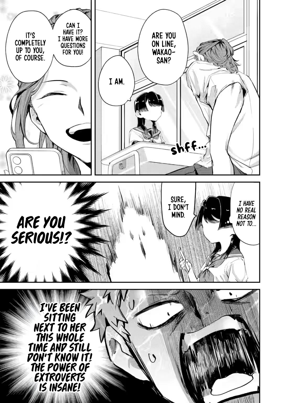 Tonari no Wakao-san wa Miesou de Mienai Chapter 17 - Page 7