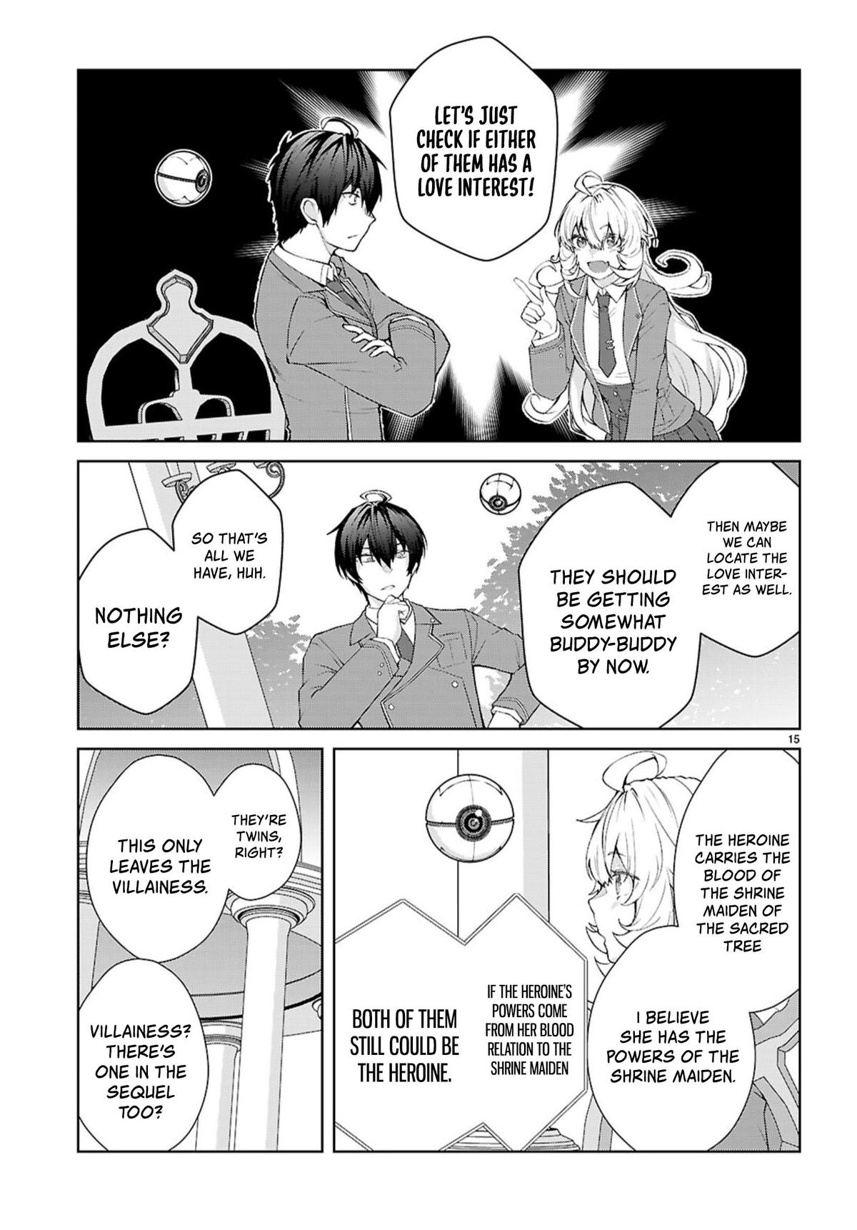 Trapped in a Dating Sim - The World of Otome Games Is Tough for Mobs Chapter 70 - Page 15