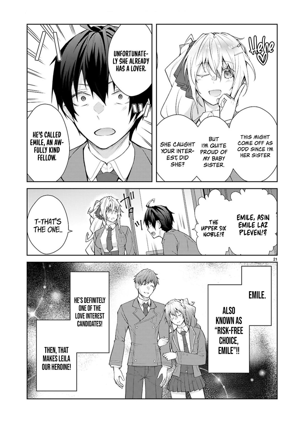 Trapped in a Dating Sim - The World of Otome Games Is Tough for Mobs Chapter 70 - Page 21