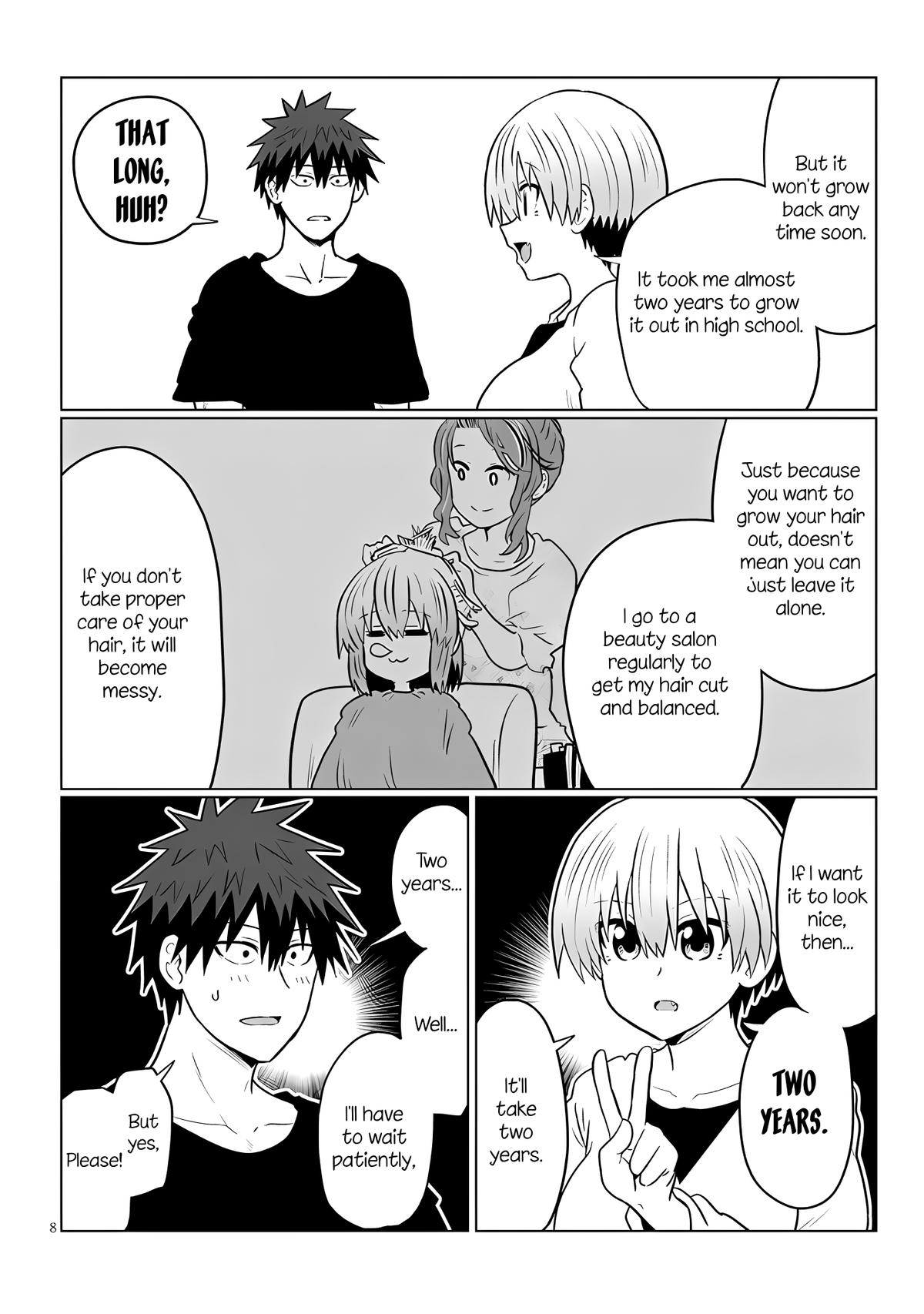Uzaki-chan Wants to Hang Out! Chapter 125 - Page 8