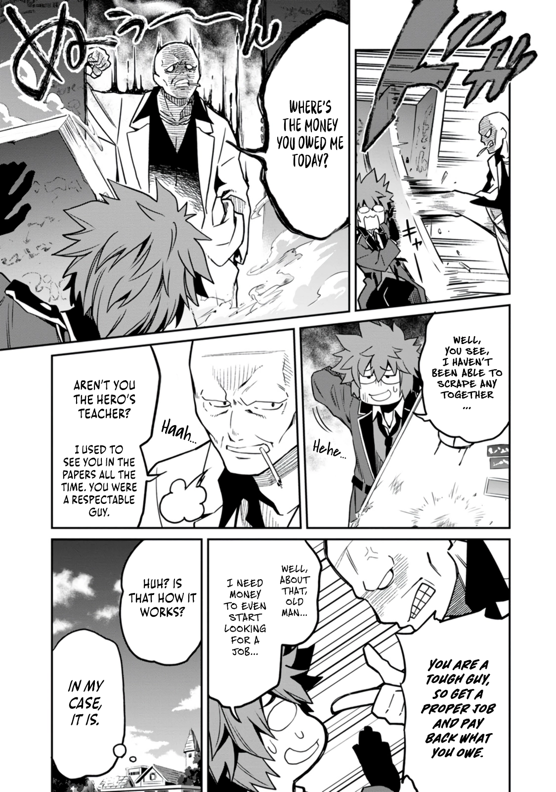 Yuusha no Sensei, Saikyou no Kuzu ni naru. ~S-kyuu Party no Moto Eiyuu, Ura Shakai no Ihou Guild de Nariagari~ Chapter 1 - Page 24