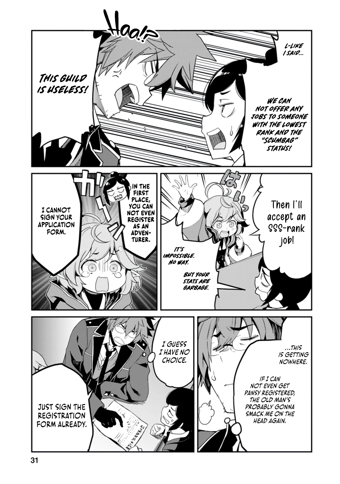 Yuusha no Sensei, Saikyou no Kuzu ni naru. ~S-kyuu Party no Moto Eiyuu, Ura Shakai no Ihou Guild de Nariagari~ Chapter 1 - Page 34