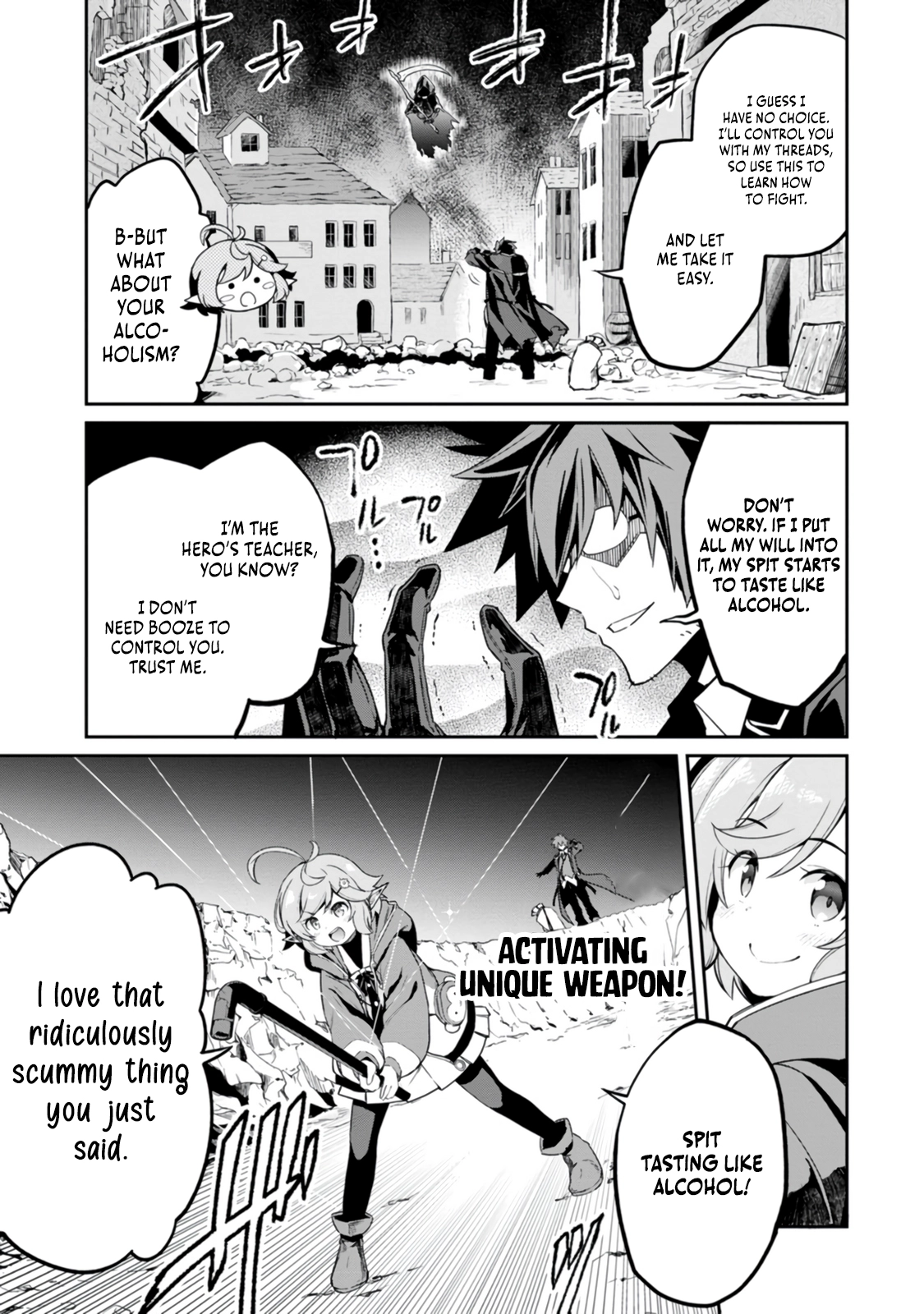 Yuusha no Sensei, Saikyou no Kuzu ni naru. ~S-kyuu Party no Moto Eiyuu, Ura Shakai no Ihou Guild de Nariagari~ Chapter 2 - Page 12