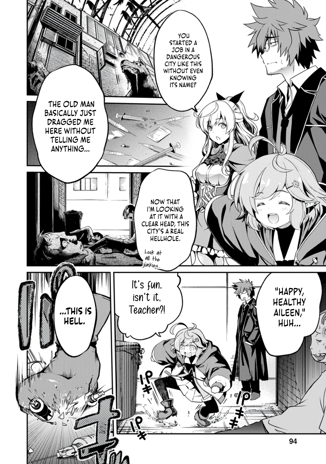 Yuusha no Sensei, Saikyou no Kuzu ni naru. ~S-kyuu Party no Moto Eiyuu, Ura Shakai no Ihou Guild de Nariagari~ Chapter 4 - Page 7