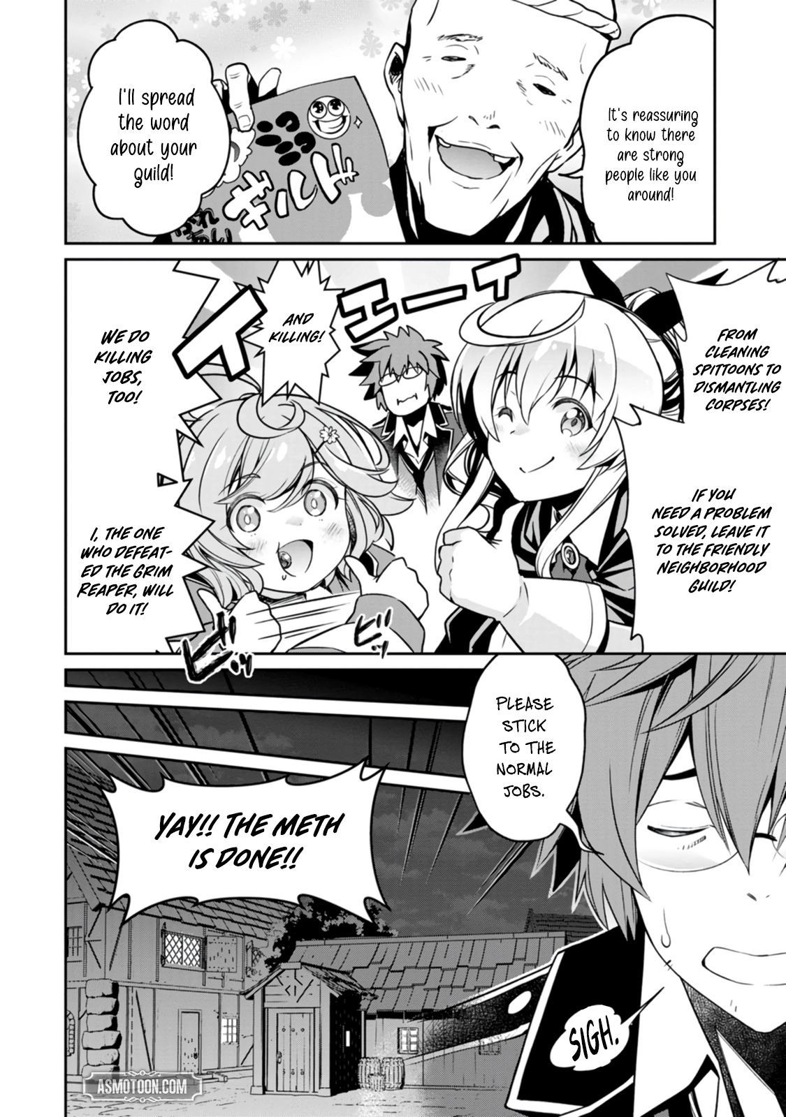 Yuusha no Sensei, Saikyou no Kuzu ni naru. ~S-kyuu Party no Moto Eiyuu, Ura Shakai no Ihou Guild de Nariagari~ Chapter 4 - Page 30