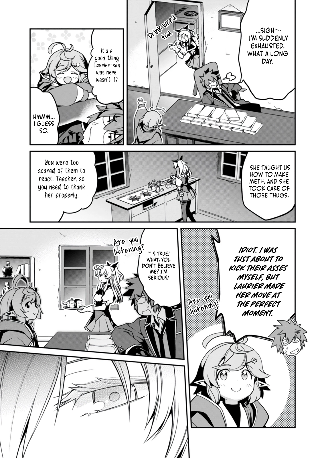 Yuusha no Sensei, Saikyou no Kuzu ni naru. ~S-kyuu Party no Moto Eiyuu, Ura Shakai no Ihou Guild de Nariagari~ Chapter 4 - Page 31