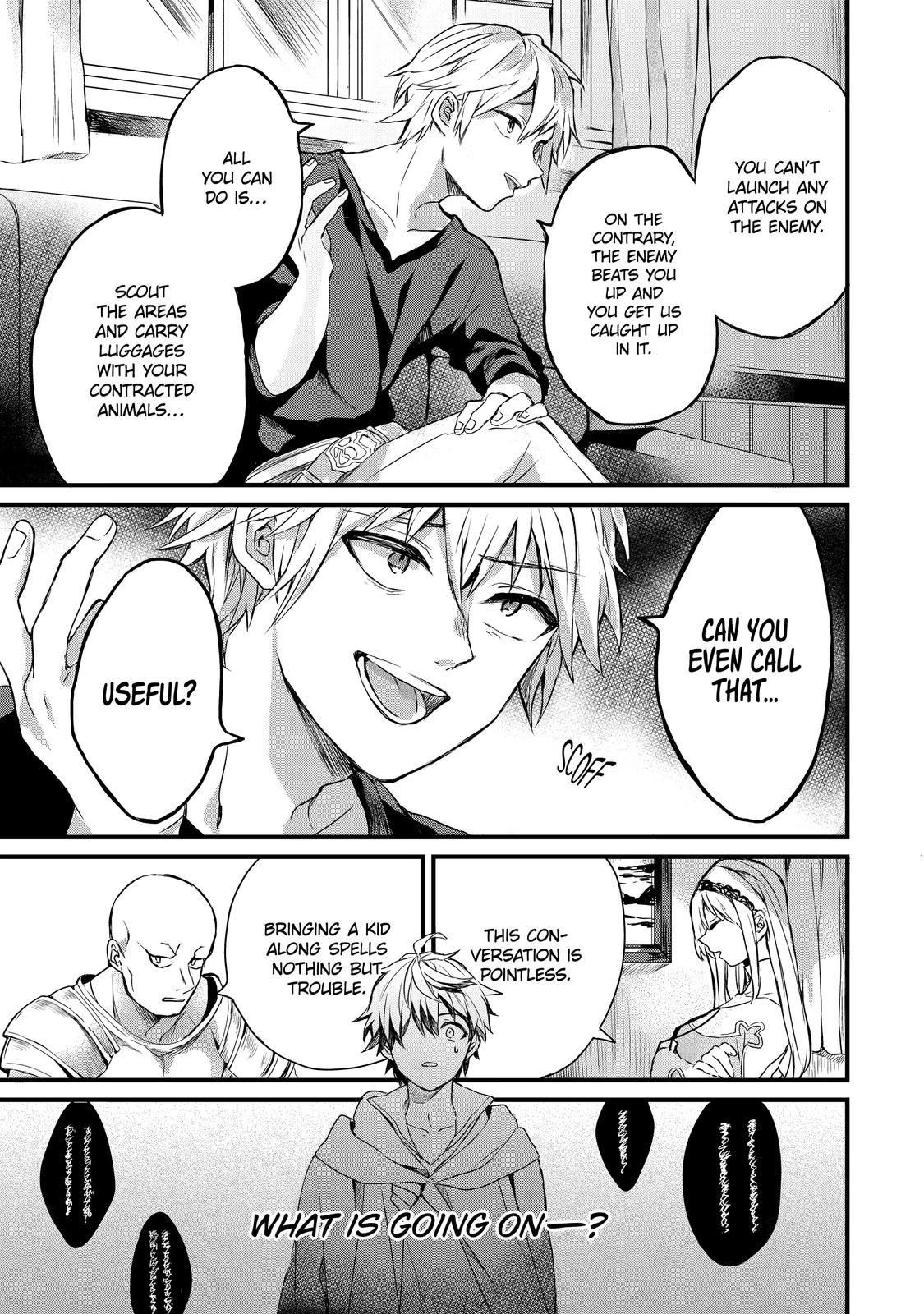 Yuusha Party o Tsuihou Sareta Beast Tamer, Saikyou-shu no Nekomimi Shoujo to Deau Chapter 1 - Page 9